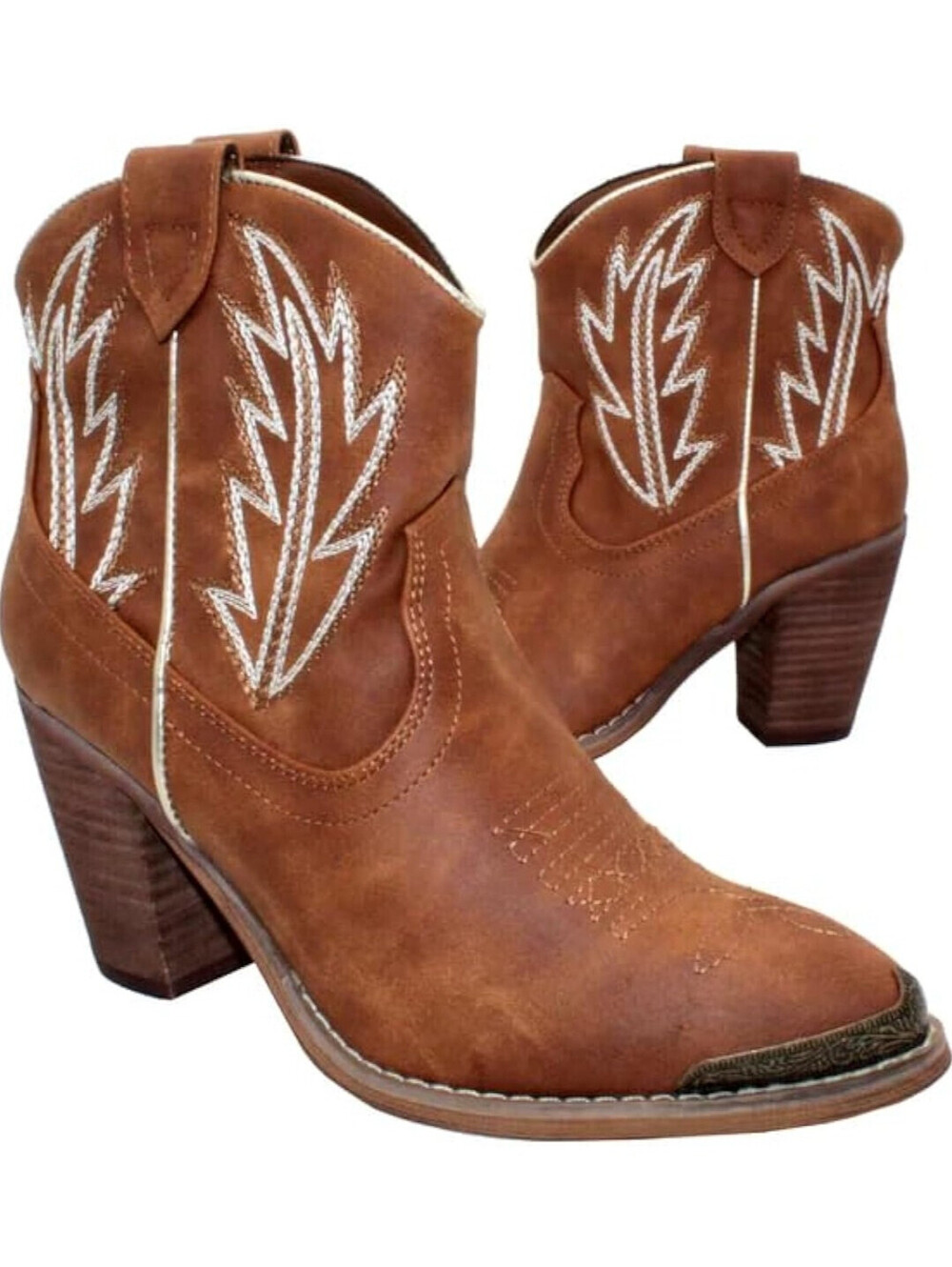 Volatile Women's Taylor Booties - Round Toe - PVV718-TN Sz. 8.5